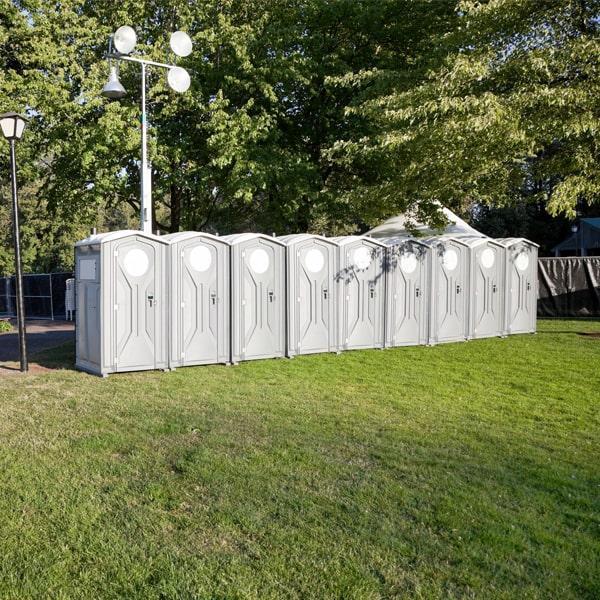 the number of special event portable toilets needed depends on the size and type of event, but our crew can help determine the appropriate number based on attendance and period